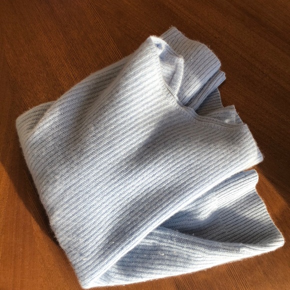 360 Cashmere Sweaters - 360 Cashmere Baby Blue Sweater